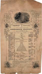 First Menu